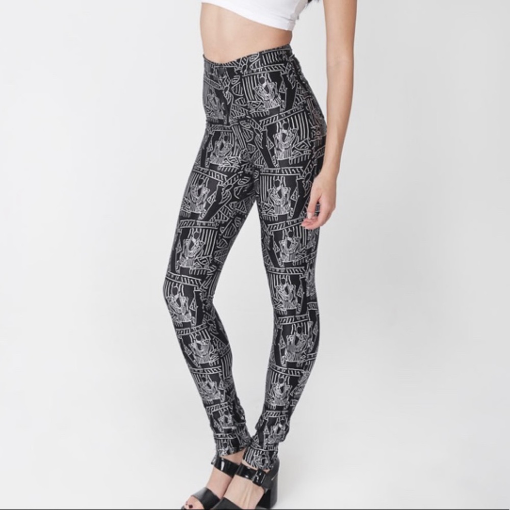 American Apparel Neomax Printed Disco Pants